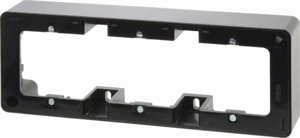 Puszka natynkowa 3‑krotna Berker Q.1 czarny mat 10316086