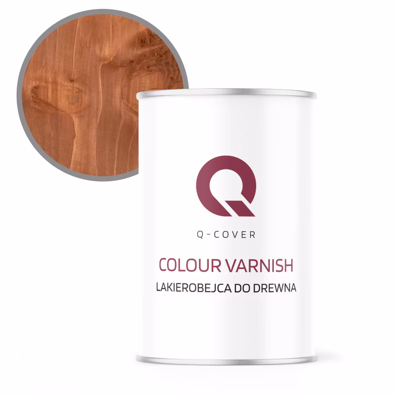 Lakierobejca do Drewna 3w1 Q-Cover Orzech jasny Satyna 1L