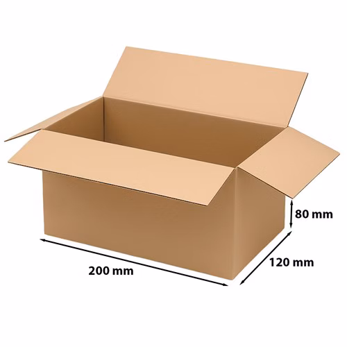 Karton klapowy NEOPAK 200x120x80mm zewnętrzny pakiet 50 szt.
