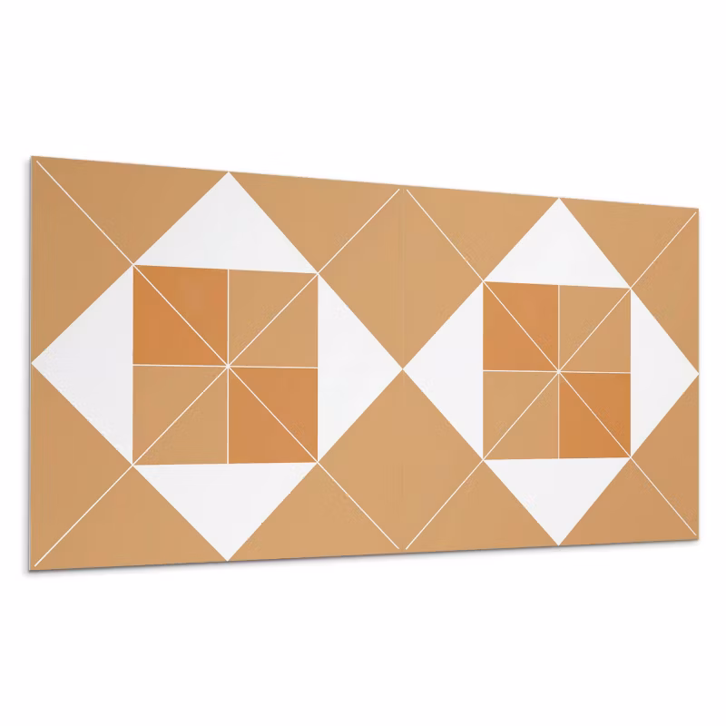 Kafelki samoprzylepne Wallfluent 40×20 cm Kształty w harmonijnych tonacjach 10 szt.