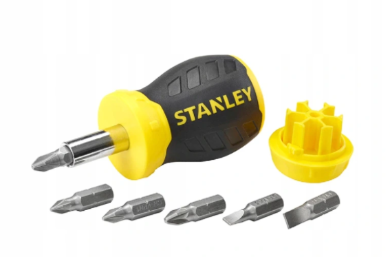 Wkrętak Śrubokręt Stanley Multi-Bit z wymiennymi końcówkami 0-66-357