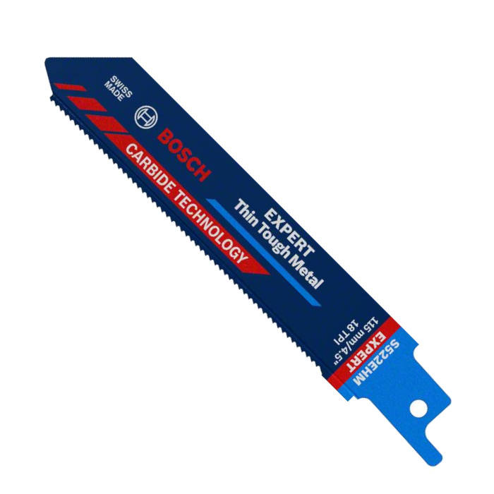 Brzeszczot do piły szablastej Bosch EXPERT Thin Tough Metal S 522 EHM