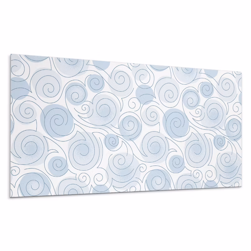 Kafelki samoprzylepne Wallfluent 40×20 cm Kształty spirali oraz fal 10 szt.