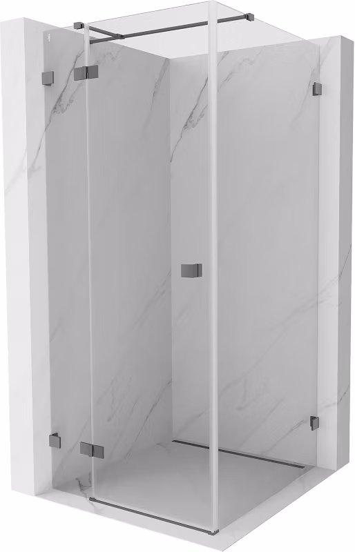 Kabina prysznicowa uchylna Mexen Lunar T gun metal 120×120 cm 834T-120-120-95-00-L 1 szt. 5905315446558