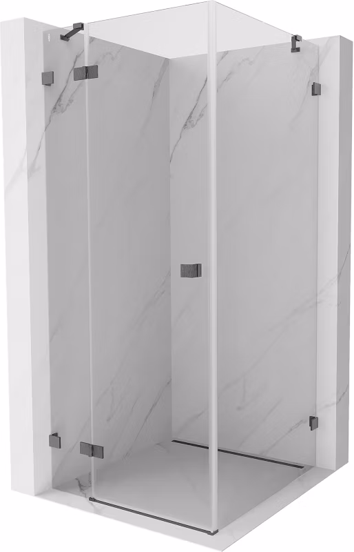 Kabina prysznicowa Mexen Lunar transparent gun gray 90×90 cm 1 szt.