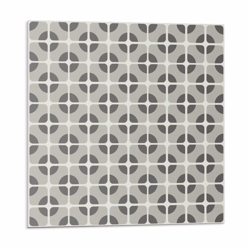 Kafelki samoprzylepne Wallfluent 30×30 cm Stylowy wzór kafelkowej geometrii 9 szt.