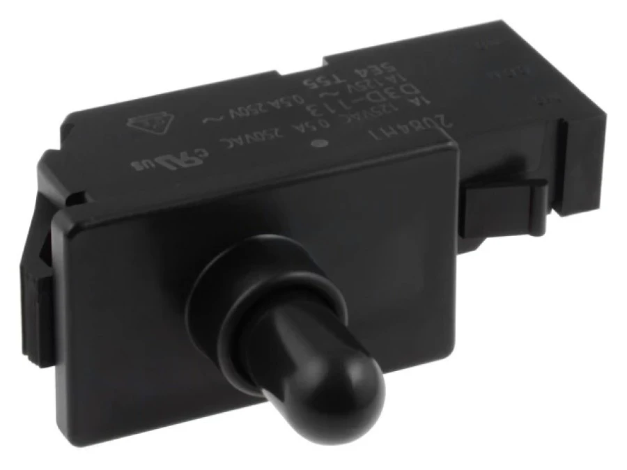 Przełącznik drzwiowy SPDT 0,5A/250VAC czarny na panel D3D‑113
