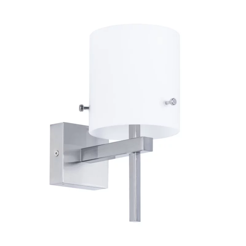 Kinkiet ścienny Italux Reno srebrno-biały styl nowoczesny 1 x G9 x 28W IP44 wym: 20,6 x 10 x 15,5 cm – 1 szt.