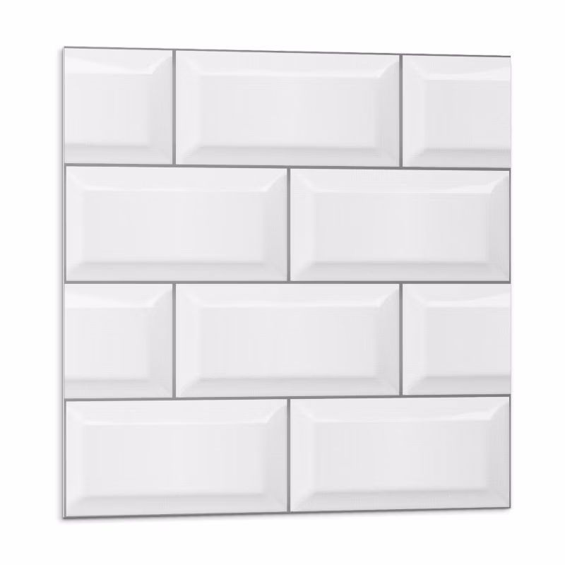 Kafelki samoprzylepne Wallfluent 30×30 cm Wzór cegieł w eleganckim wydaniu 9 szt.