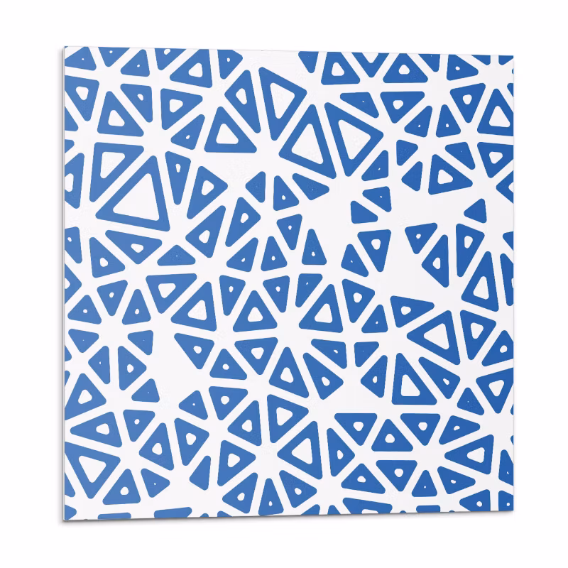 Kafelki samoprzylepne Wallfluent 50×50 cm Trójkątna kompozycja w stylu abstrakcyjnym 4 szt.
