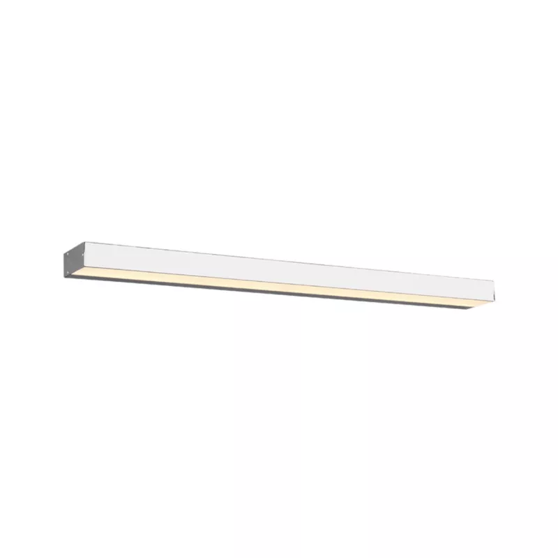 Kinkiet ścienny Trio Rocco srebrno-biały do łazienki LED 13W 3000K 1400lm IP44 wym: 3,6 x 90 x 90 cm – 1 szt.