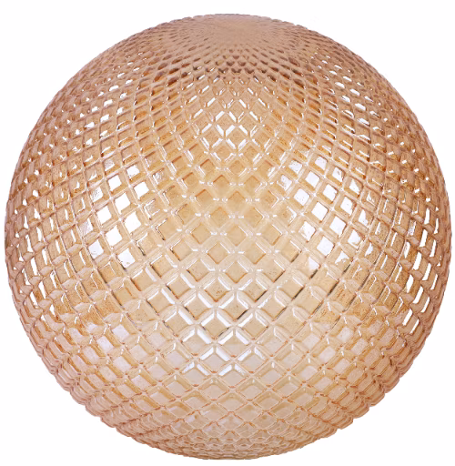 Klosz do lampy wiszącej Light Home LH Cannes E27 miodowy szklany 25x25cm 1szt.