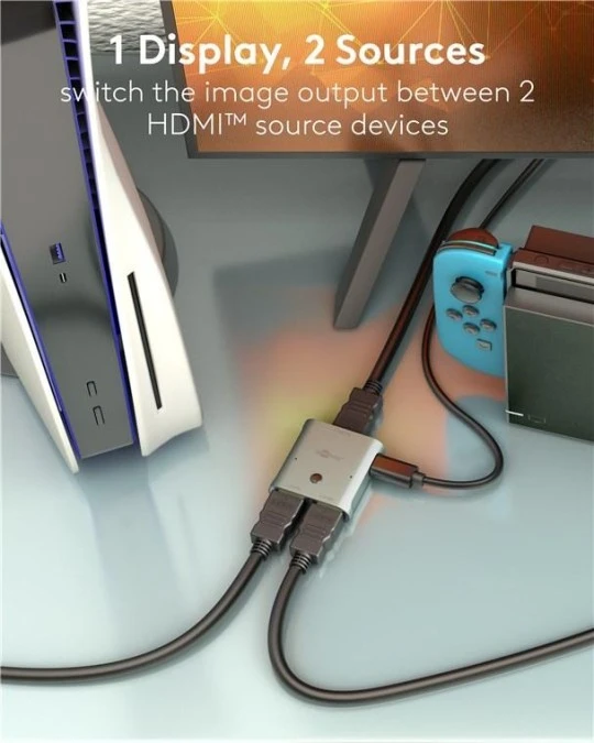 Przełącznik HDMI™ 2 do 1, 77791