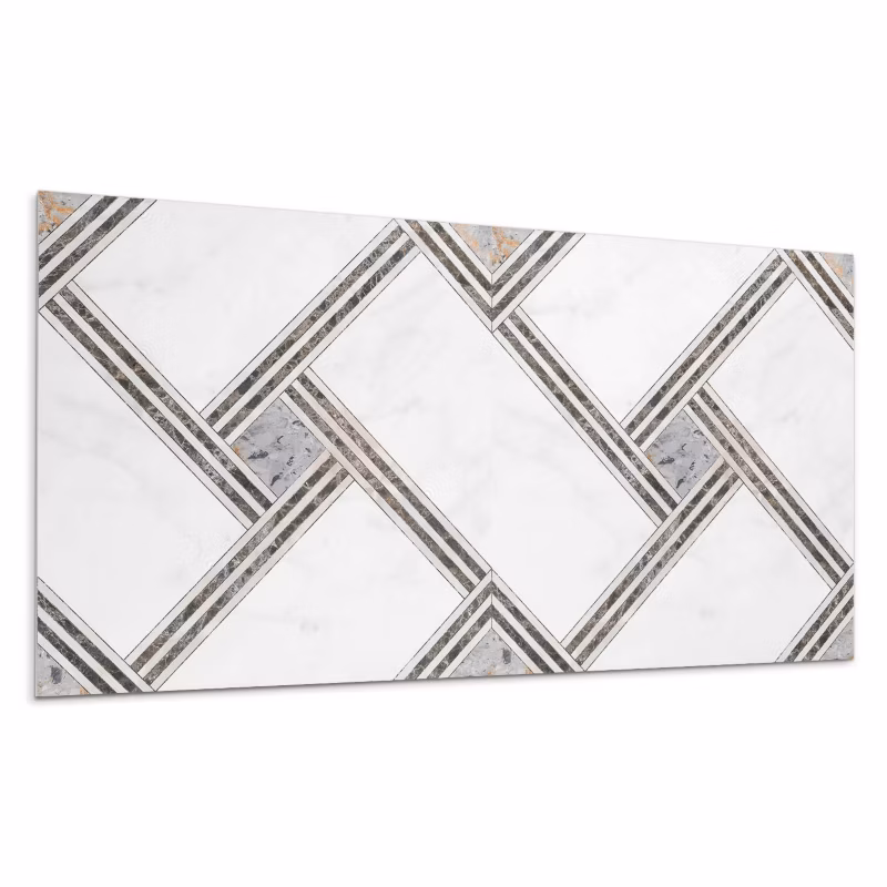 Kafelki samoprzylepne Wallfluent 60×30 cm Abstrakcyjne linie w stylu geometrycznym 6 szt.