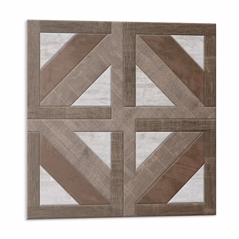 Kafelki samoprzylepne Wallfluent 50×50 cm Kształty drewna w betonowej formie 4 szt.