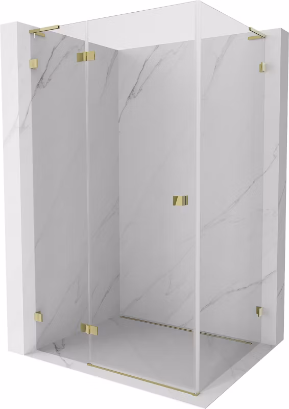 Kabina prysznicowa Mexen Lunar L transparent złota 834L-095-090-50-00-L 1 szt.