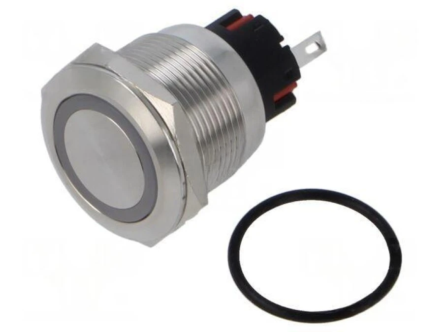 Przełącznik wandaloodporny Poz: 2 SPDT 5A/250VAC IP65 ON‑(ON) MP22SMRINRB024S5