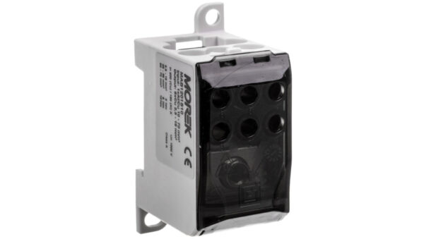 Blok dystrybucyjny – rozdzielczy OJL200A czarny wej: 1xAl/Cu 10-70mm2 wyj: 6xCu 2,5- 16mm2 MAB1201S10