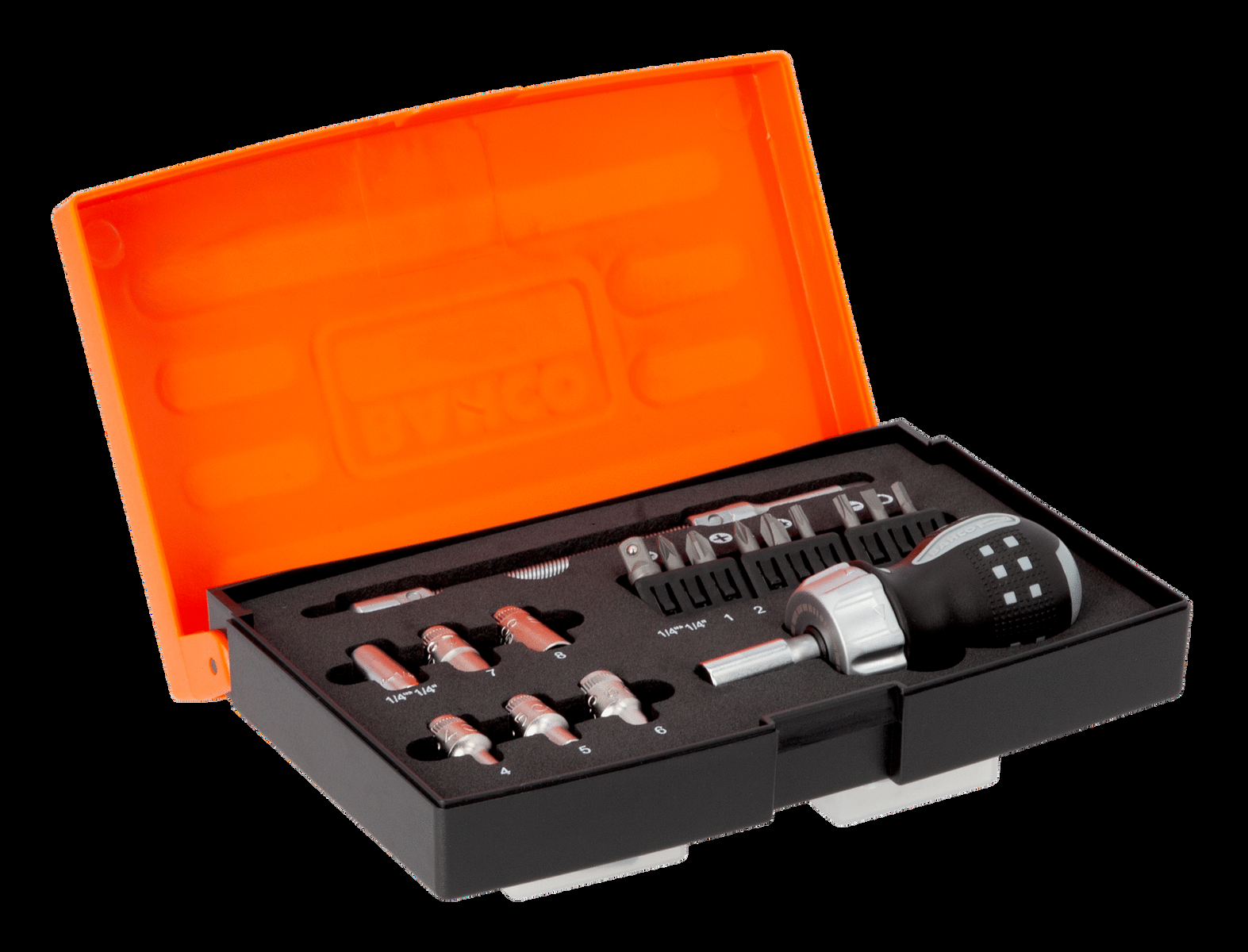 Wkrętak grzechotkowy Bahco 808050S-18 18 elementów