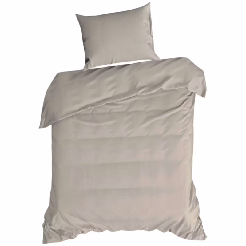 Komplet pościeli MUSLIN Eurofirany bawełna muślinowa w kolorze ciemny beż 140×200 cm 1 szt.