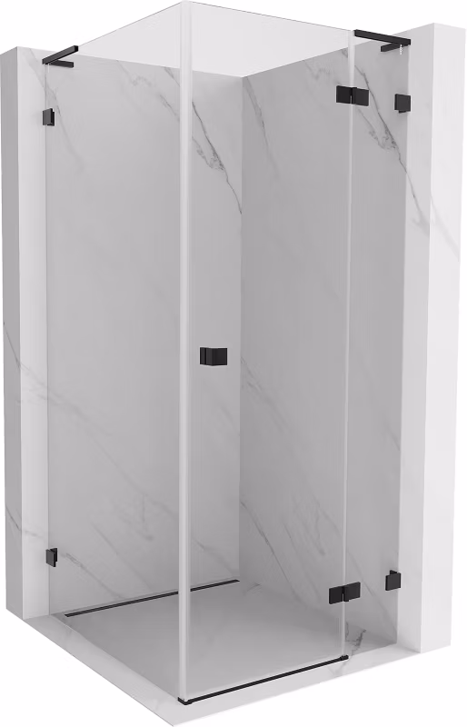 Kabina prysznicowa Mexen Lunar L czarna 80×80 cm 1 szt.