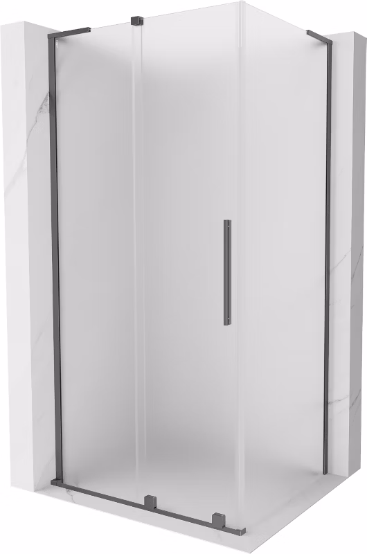 Kabina prysznicowa Mexen Velar L rozsuwana 90 x 100 cm szron gun metal 1 szt.