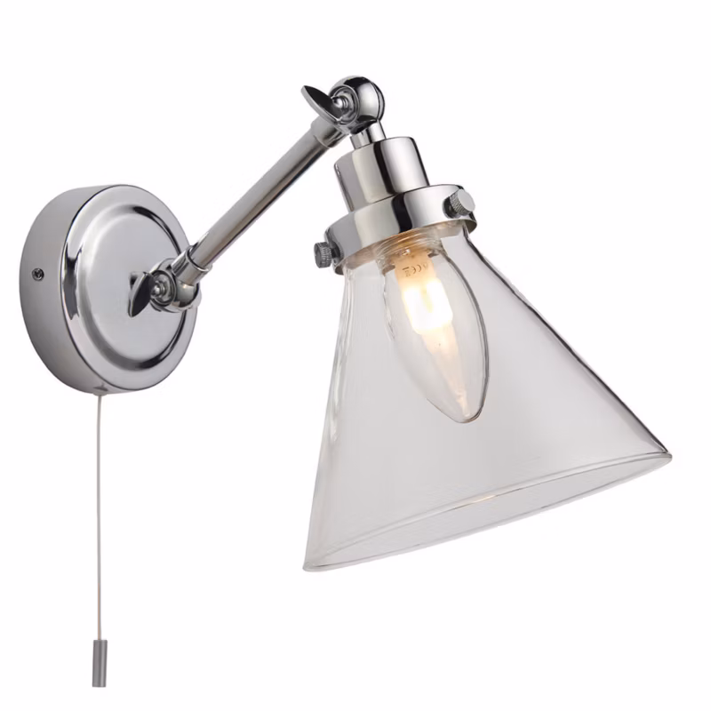 Kinkiet z włącznikiem Endon FARADAY chromowany 1xG9x15W IP44 – 1 szt.