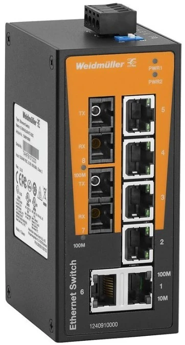 Przełącznik sieciowy (switch) IE‑SW‑BL08‑6TX‑2SC 1240910000