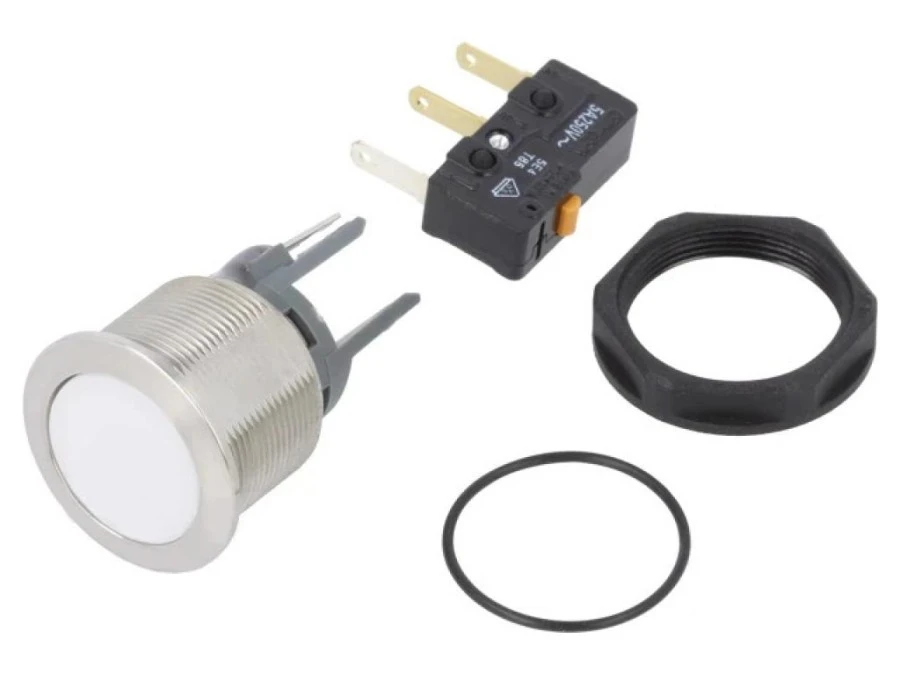 Przełącznik wandaloodporny Poz 2 SPDT 3A/250VAC IP65 1241.7026.1124000