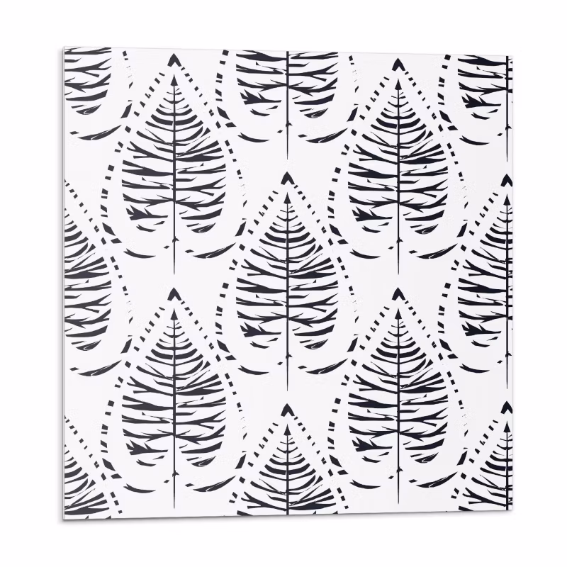 Kafelki samoprzylepne Wallfluent 30×30 cm Rytmiczne liściaste motywy 9 szt.