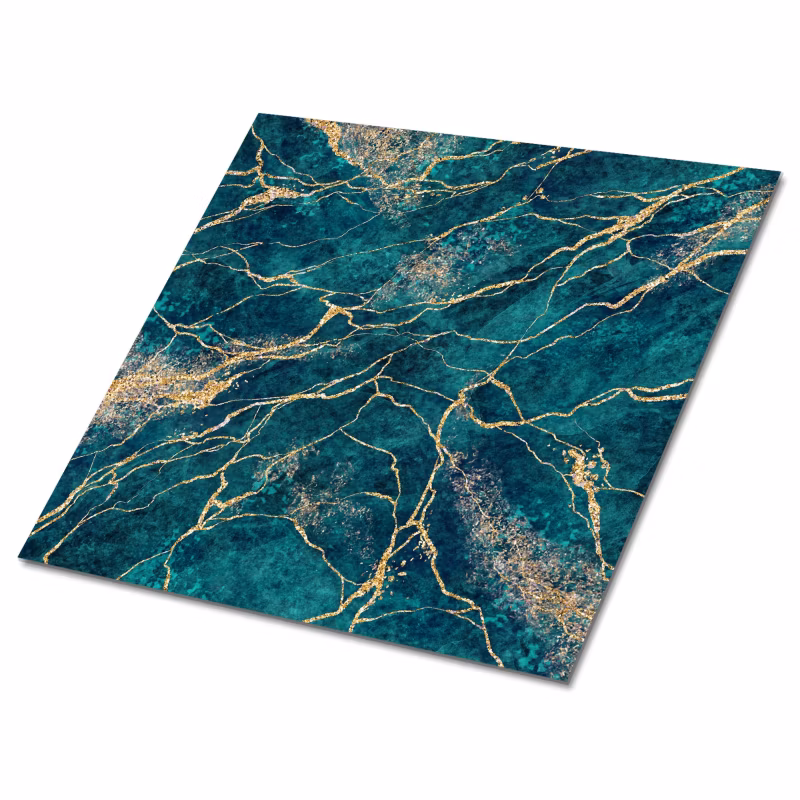 Kafelki samoprzylepne Tulup 30×30 cm Zielony malachit 9 szt.