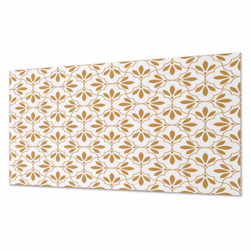 Komplet Kafelków PCV ArtPrintCave 40×20 cm Elegancki wzór roślinny 10 szt.
