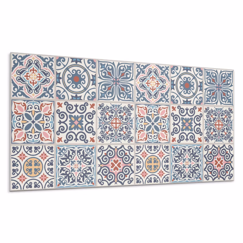 Kafelki samoprzylepne Wallfluent 60×30 cm Stylizowane mozaiki artystyczne 6 szt.