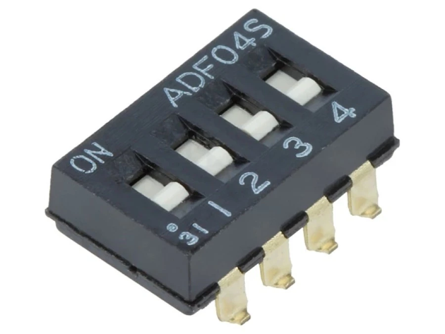 Przełącznik DIP‑SWITCH ON‑OFF 0,1A 24VDC Poz 2 SMT 1‑1825059‑7