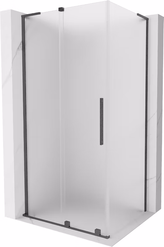 Kabina prysznicowa Mexen Velar L rozsuwana 120 x 70 cm szron gun gray szczotkowany 1 szt.