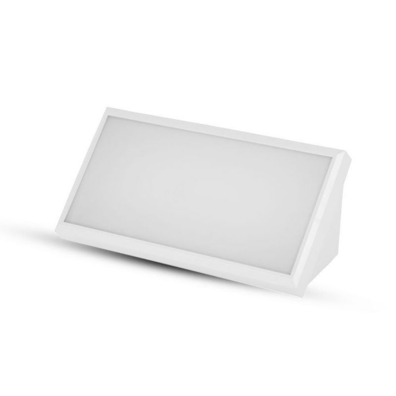 Kinkiet ścienny zewnętrzny V-TAC biały LED 20W 3000K 2045lm IP65 wym: 17 x 31,9 x 11,4 cm tworzywo sztuczne – 1 szt.