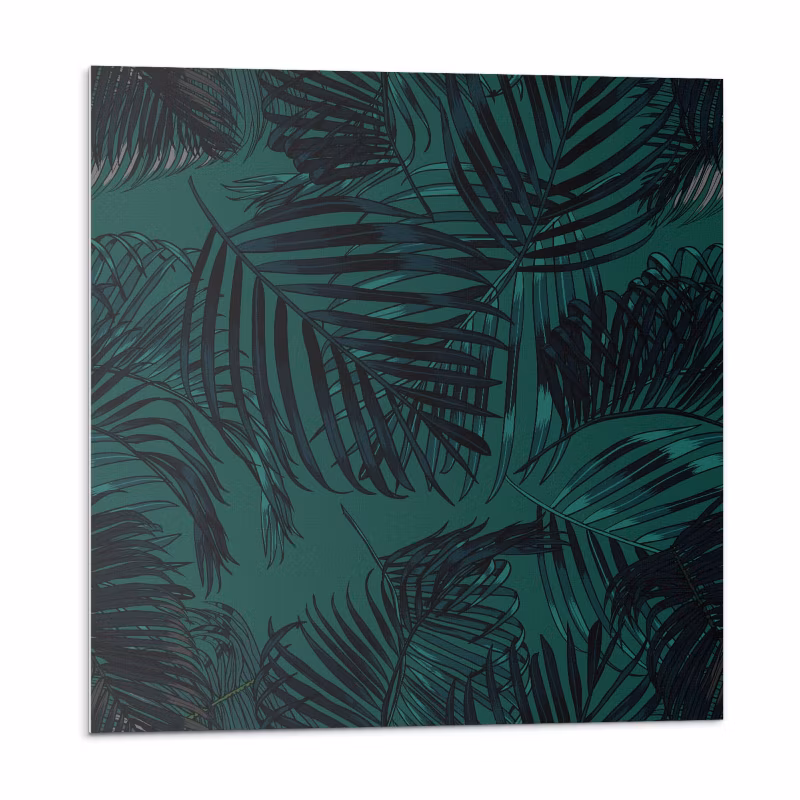 Kafelki samoprzylepne Wallfluent 30×30 cm Tropikalne liście 9 szt.