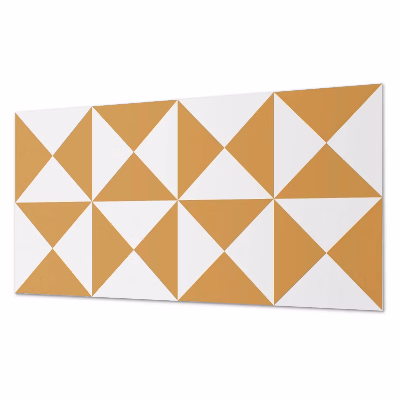 Komplet Kafelków Samoprzylepnych ArtPrintCave 40×20 cm Geometryczny wzór trójkątów 10 szt.