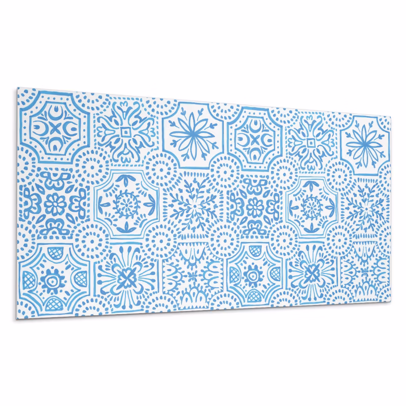 Kafelki samoprzylepne Wallfluent 40×20 cm Ceramiczne motywy w kratkę 10 szt.