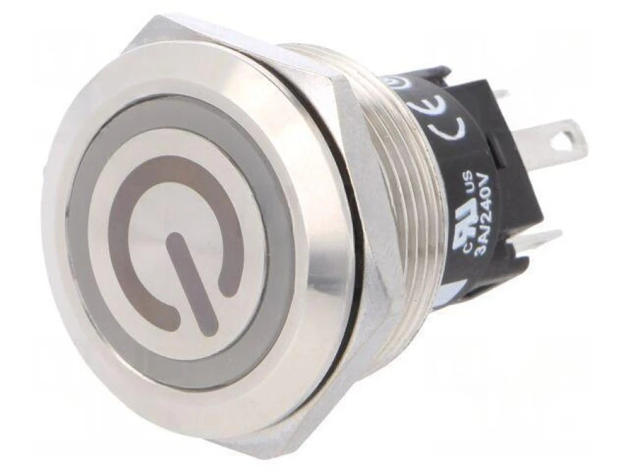 Przełącznik wandaloodporny Poz 2 SPDT 3A/240VAC 3A/240VDC 82‑6151.1123.B002