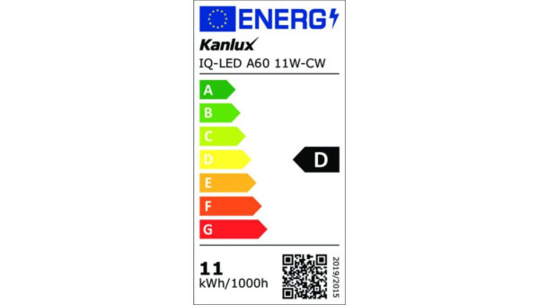 Żarówka LED E27 IQ-LED A60 11W-CW 1521lm 6500K barwa zimna 3 lata Gwarancji 36681