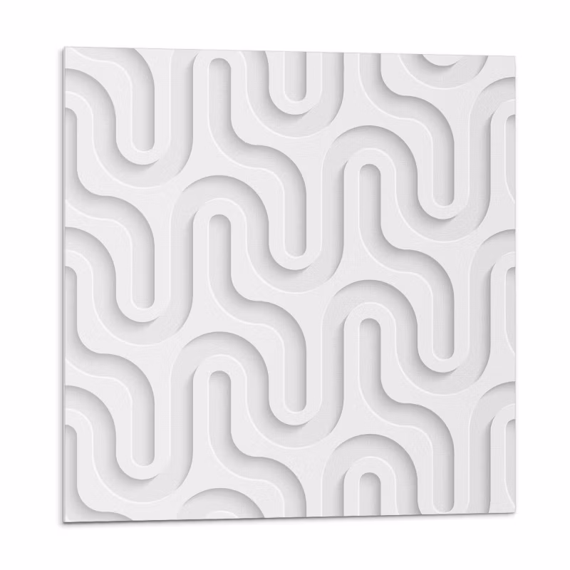 Kafelki samoprzylepne Wallfluent 30×30 cm Trójwymiarowe Fale 9 szt.