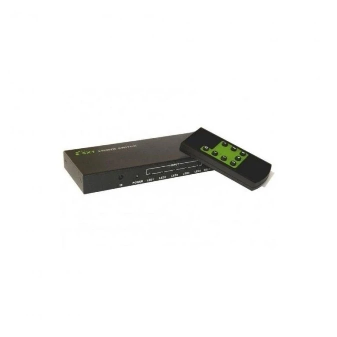 Przełącznik HDMI 5×1 4K*30Hz Pilot IDATA HDMI‑4K51