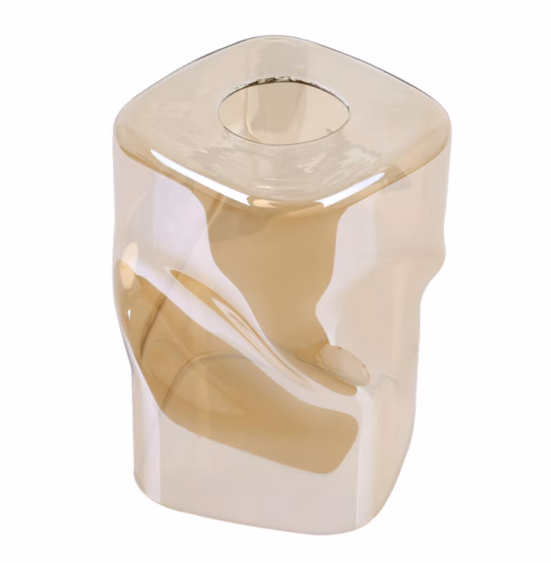 Klosz do lampy wiszącej Light Home LH Niki E27 miodowy szklany 10x15cm 1szt.