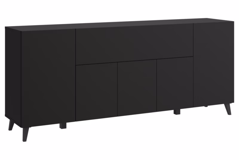 Komoda RTV MINIO go for it LOKET 180cm, czarny, 1 szt.