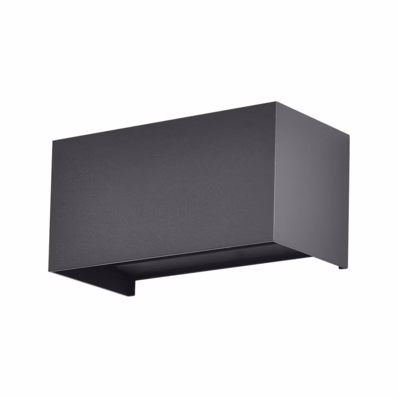 Kinkiet ścienny zewnętrzny V-TAC czarny LED 24W 3000K 2720lm IP65 wym: 10 x 20 x 10 cm aluminium – 1 szt.