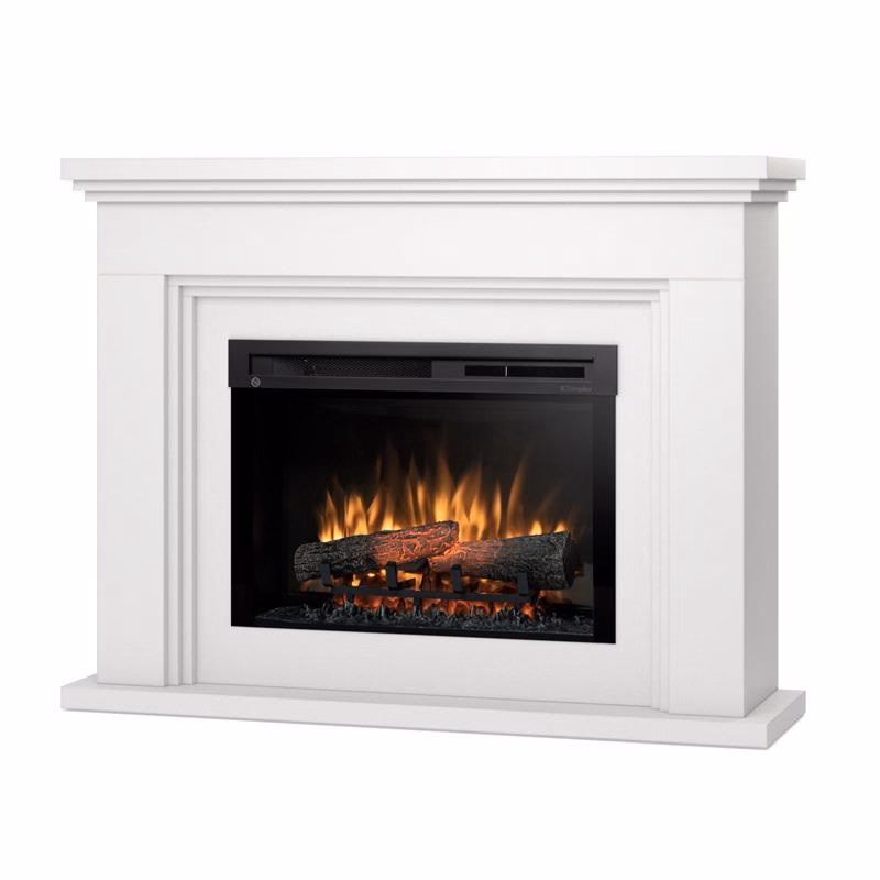 Kominek elektryczny Warmtec Ardila 26″ XHD 1400W funkcja grzania LED biały mat 1 szt.