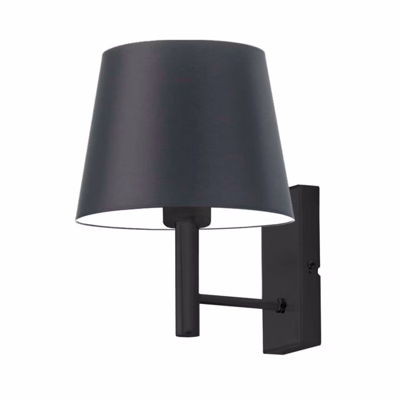Kinkiet Volta Light Factory Grand Czarna/czarny Abażur 1xE27 1szt.