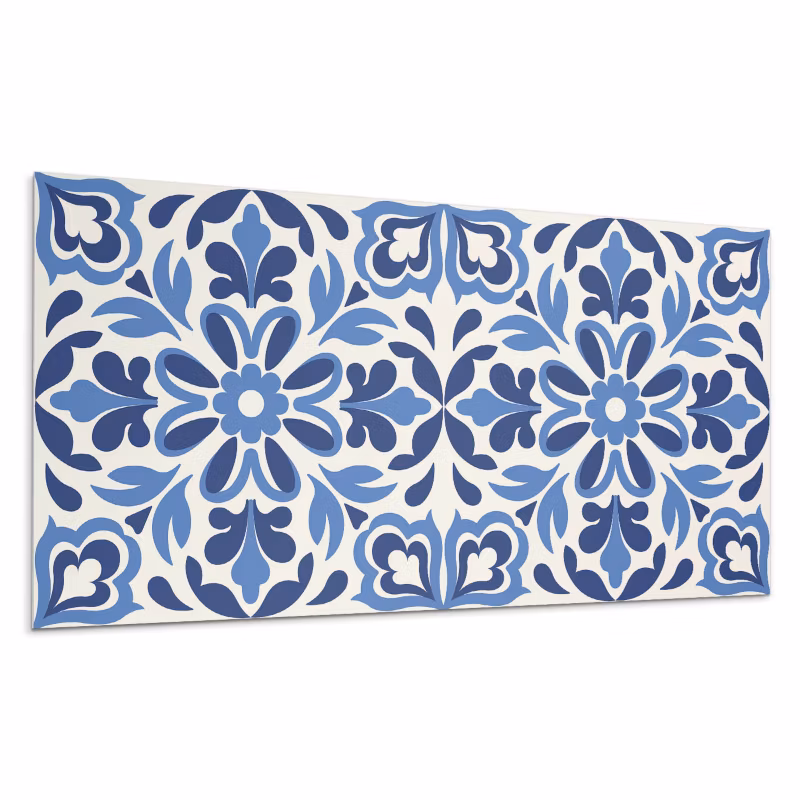 Kafelki samoprzylepne Wallfluent 40×20 cm Roślinny wzór artystyczny 10 szt.