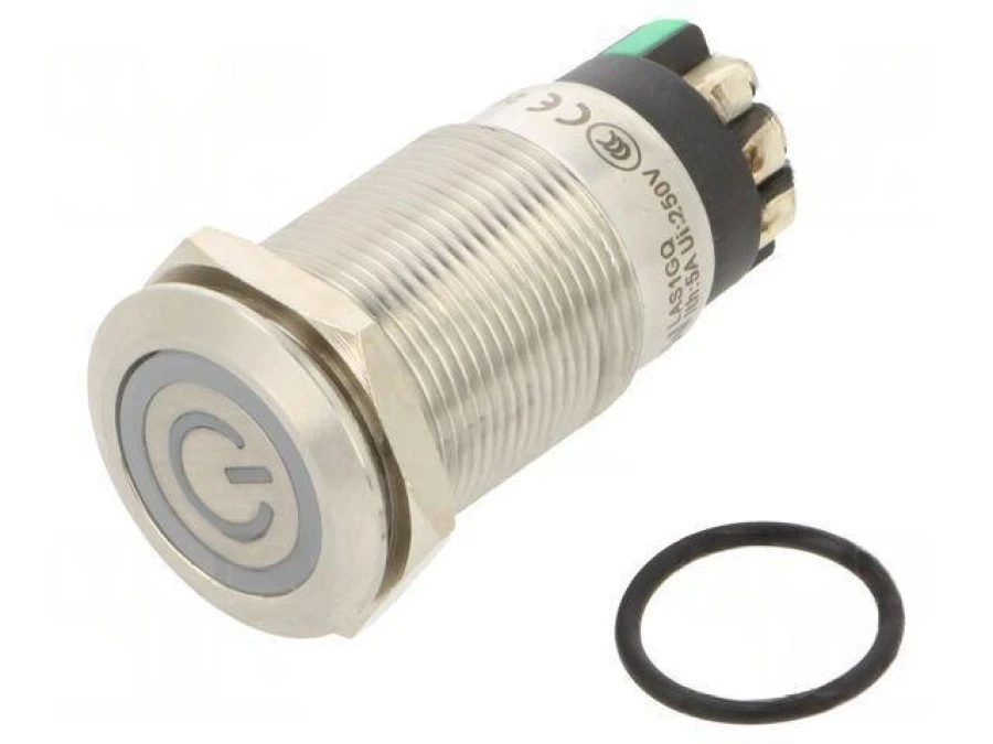 Przełącznik wandaloodporny Poz: 2 SPDT 3A220VAC 5A24VDC LAS1GQF‑11ZET/L/G/24V/S